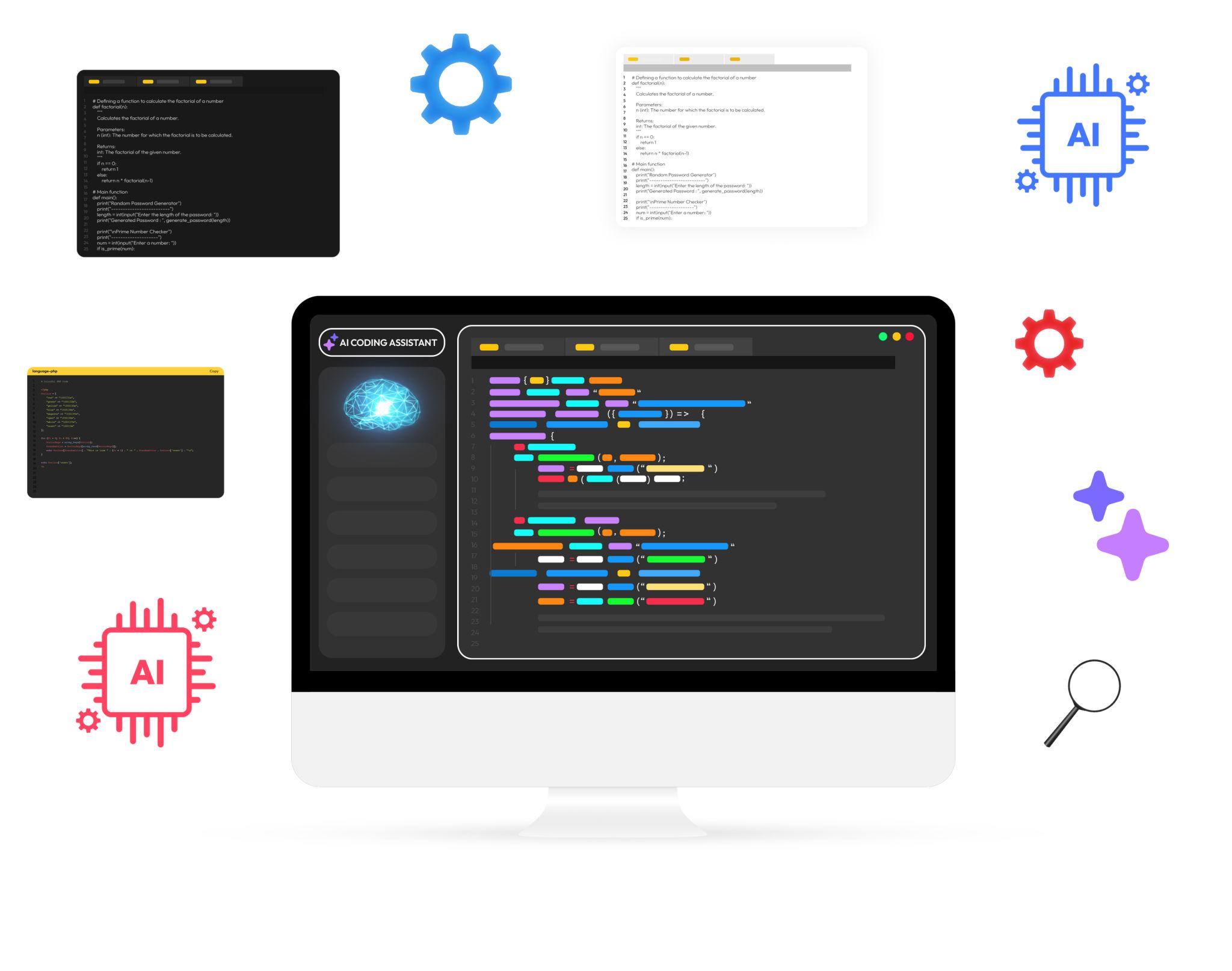 AI自动生成代码界面