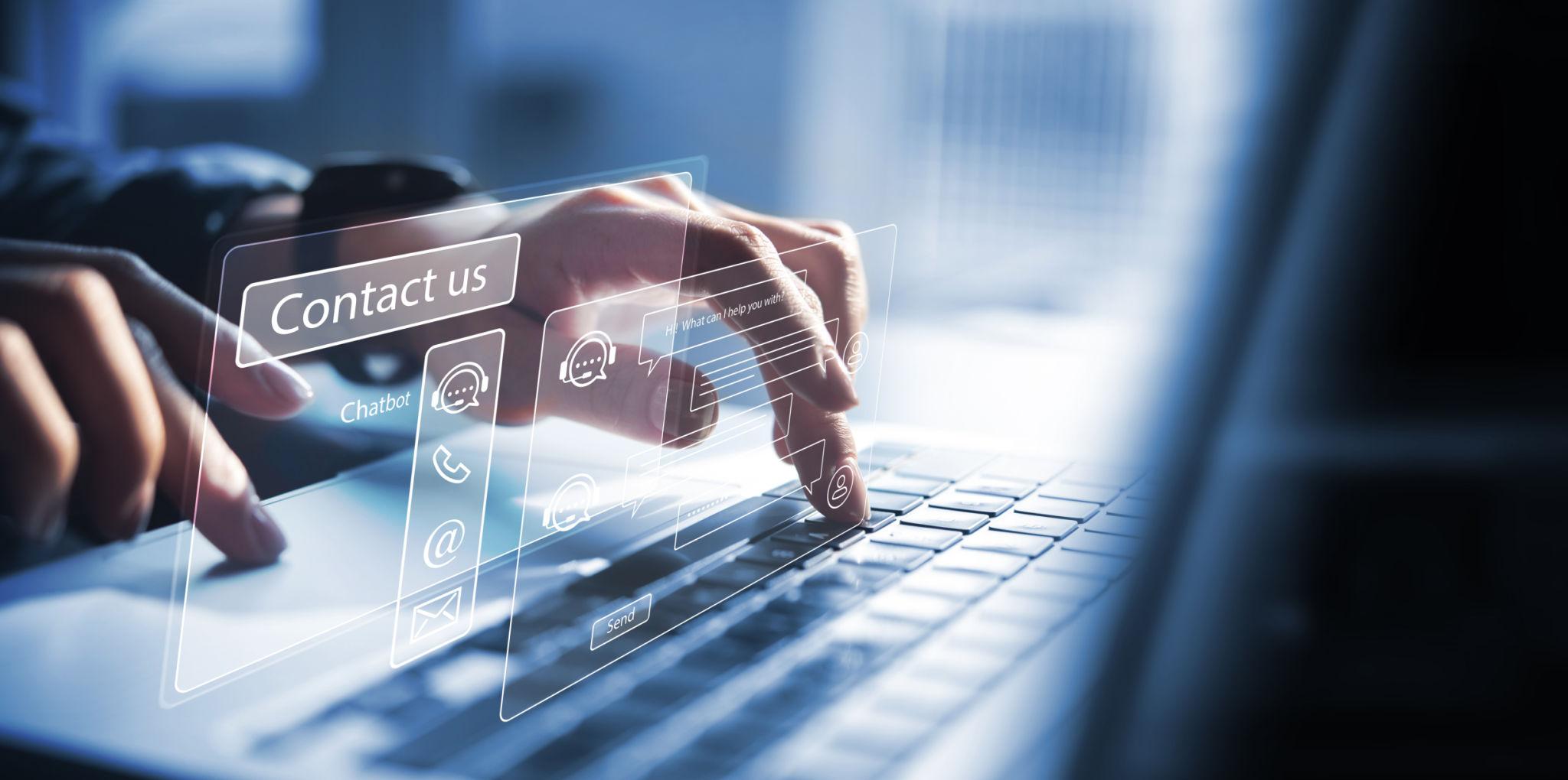 AI客服系统对话界面