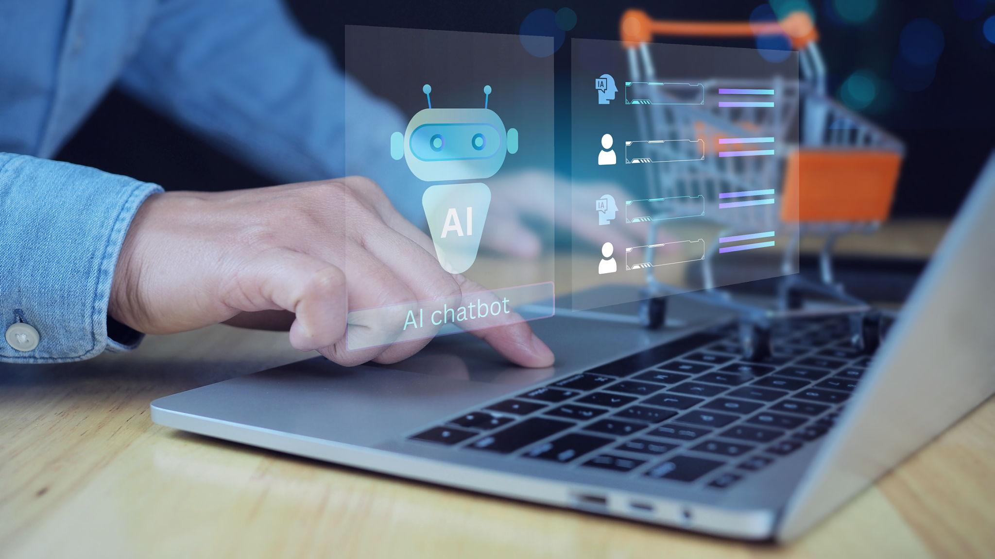 AI客服系统对话界面