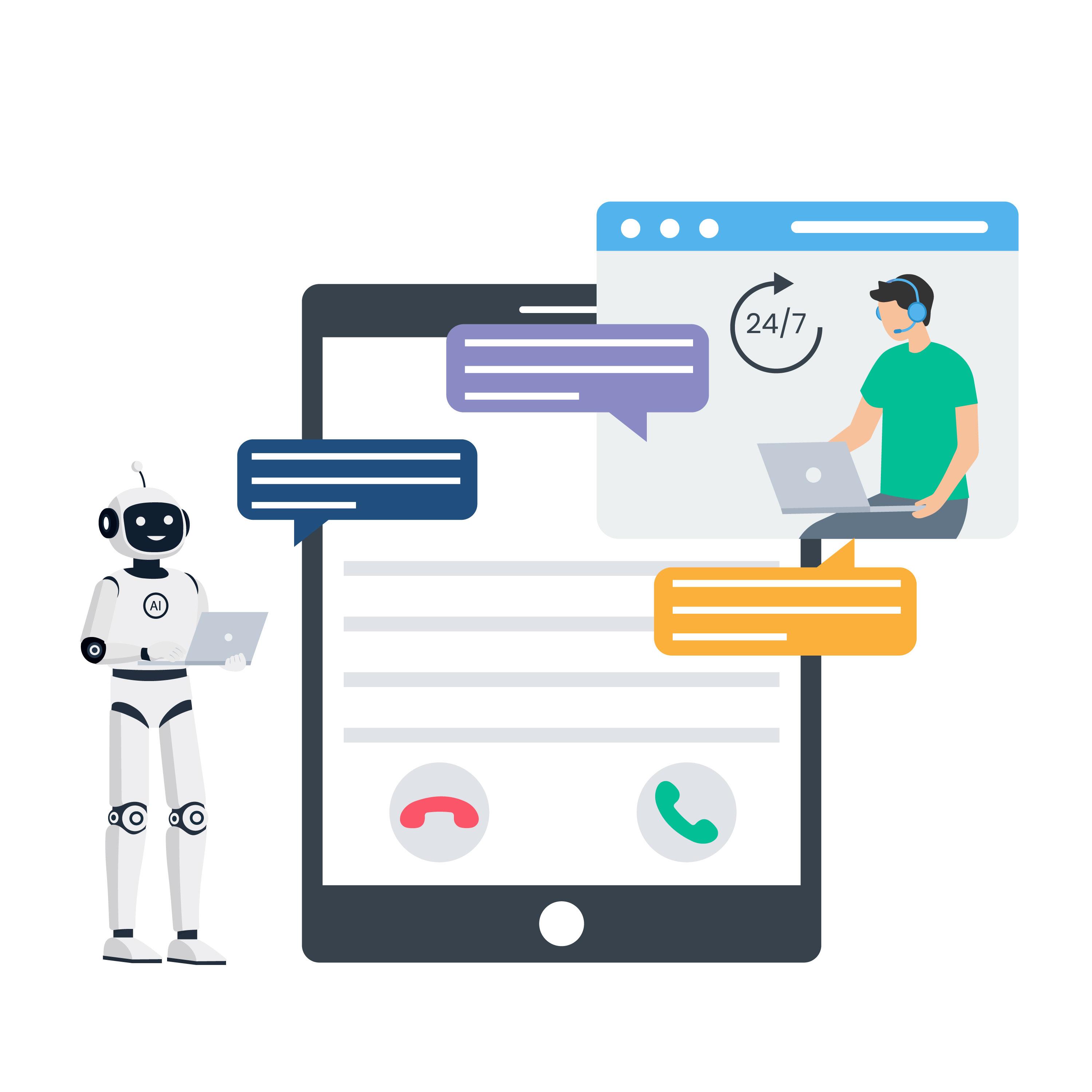 AI客服系统对话界面