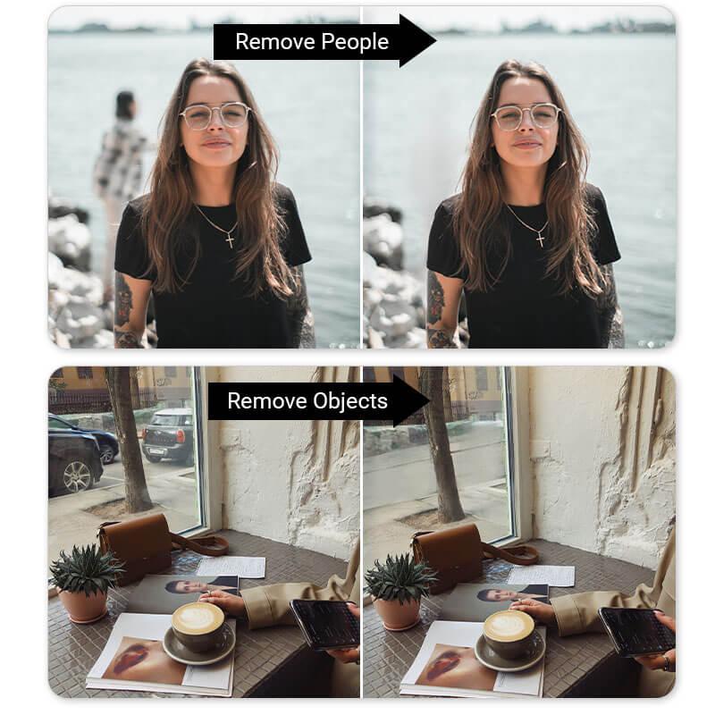 AI去水印工具界面