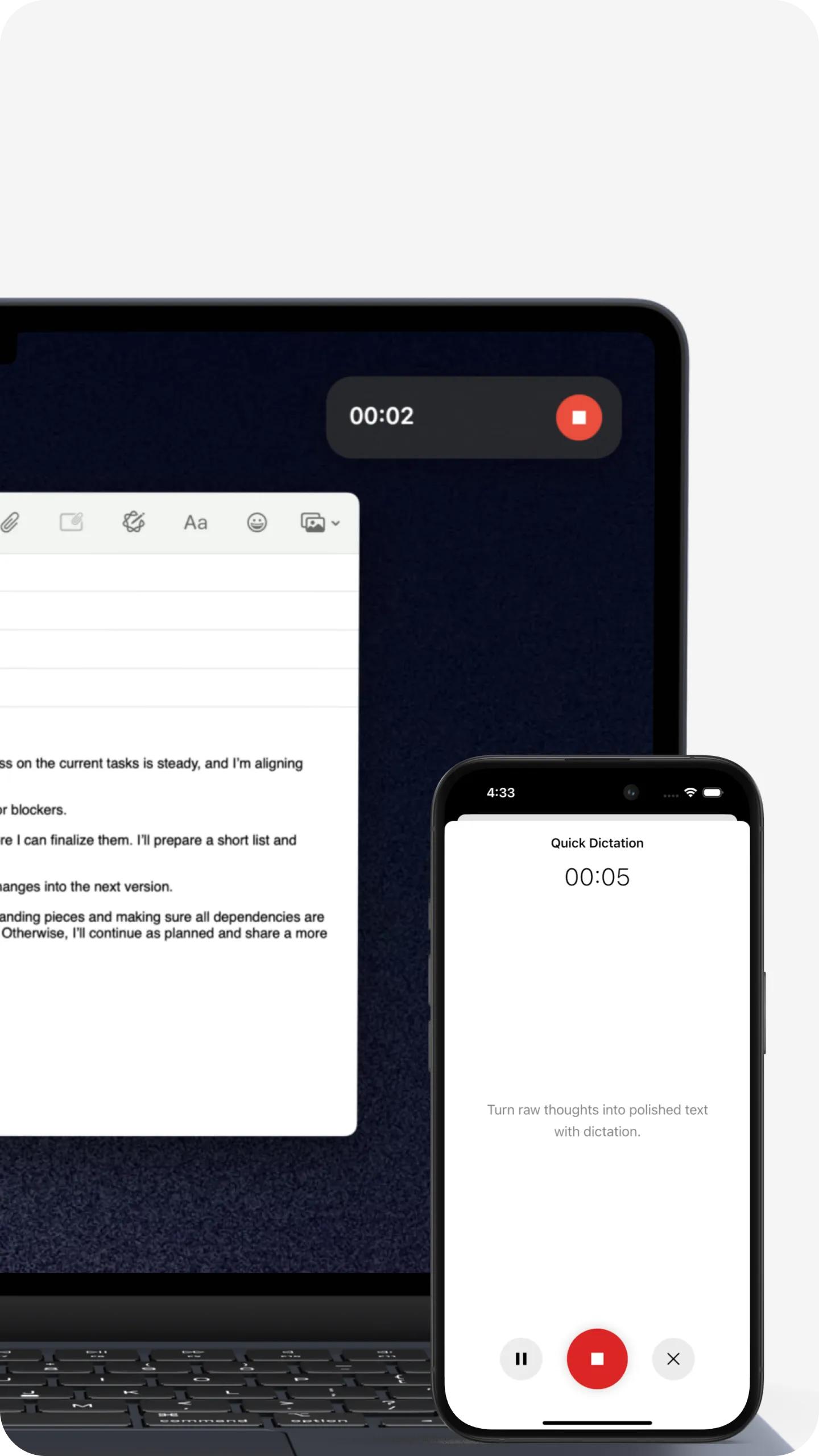 AI语音识别界面