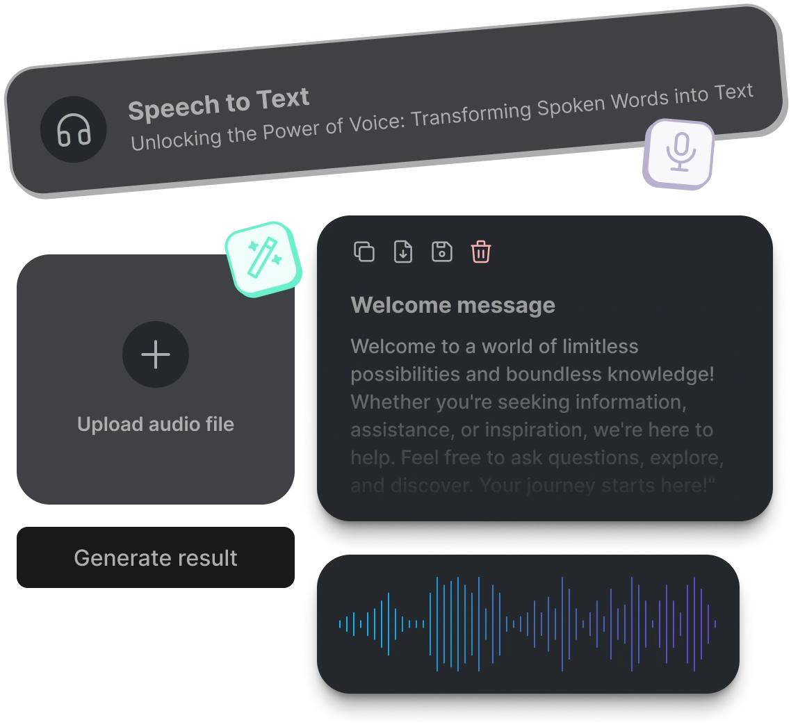 AI语音识别界面