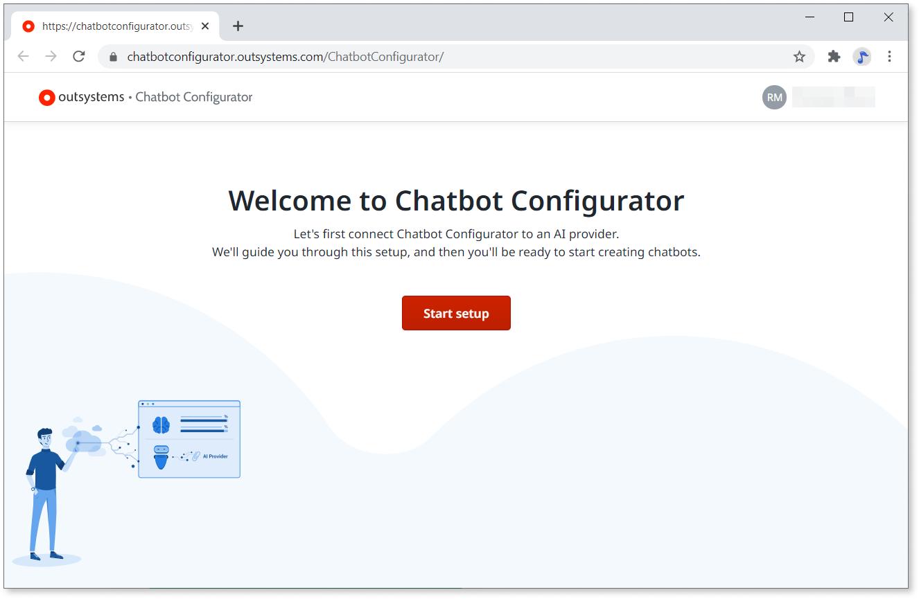 AI客服机器人界面