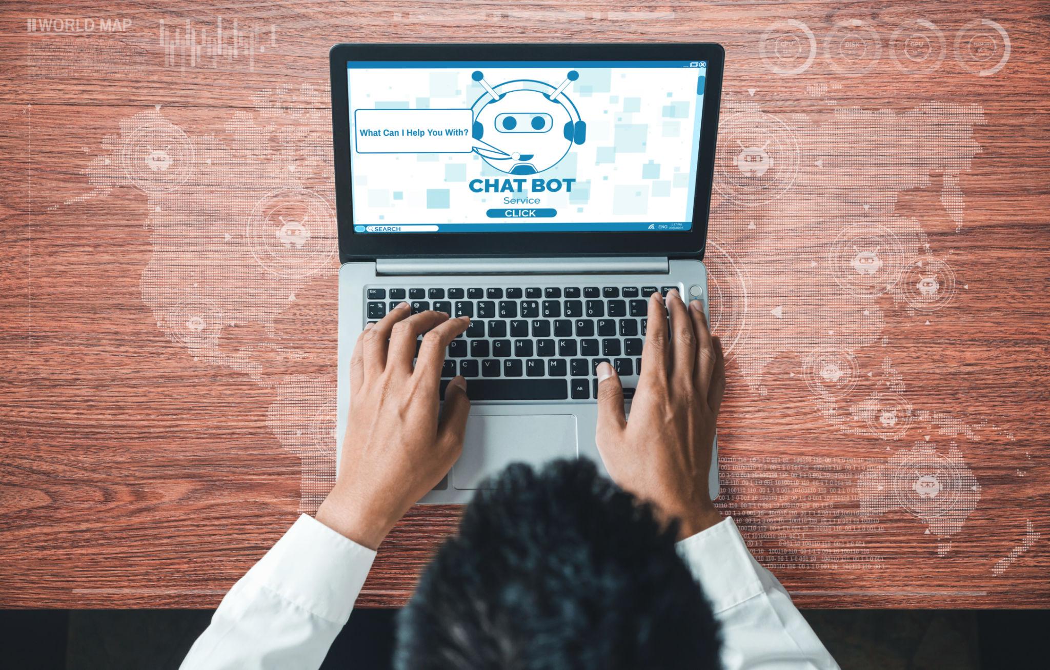 AI客服机器人界面